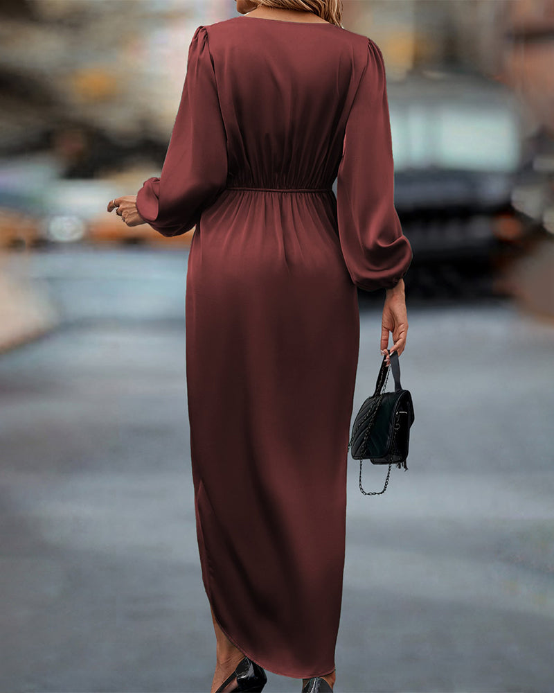 Viora Dress | Elegant Midi Dress with Flattering Fit
