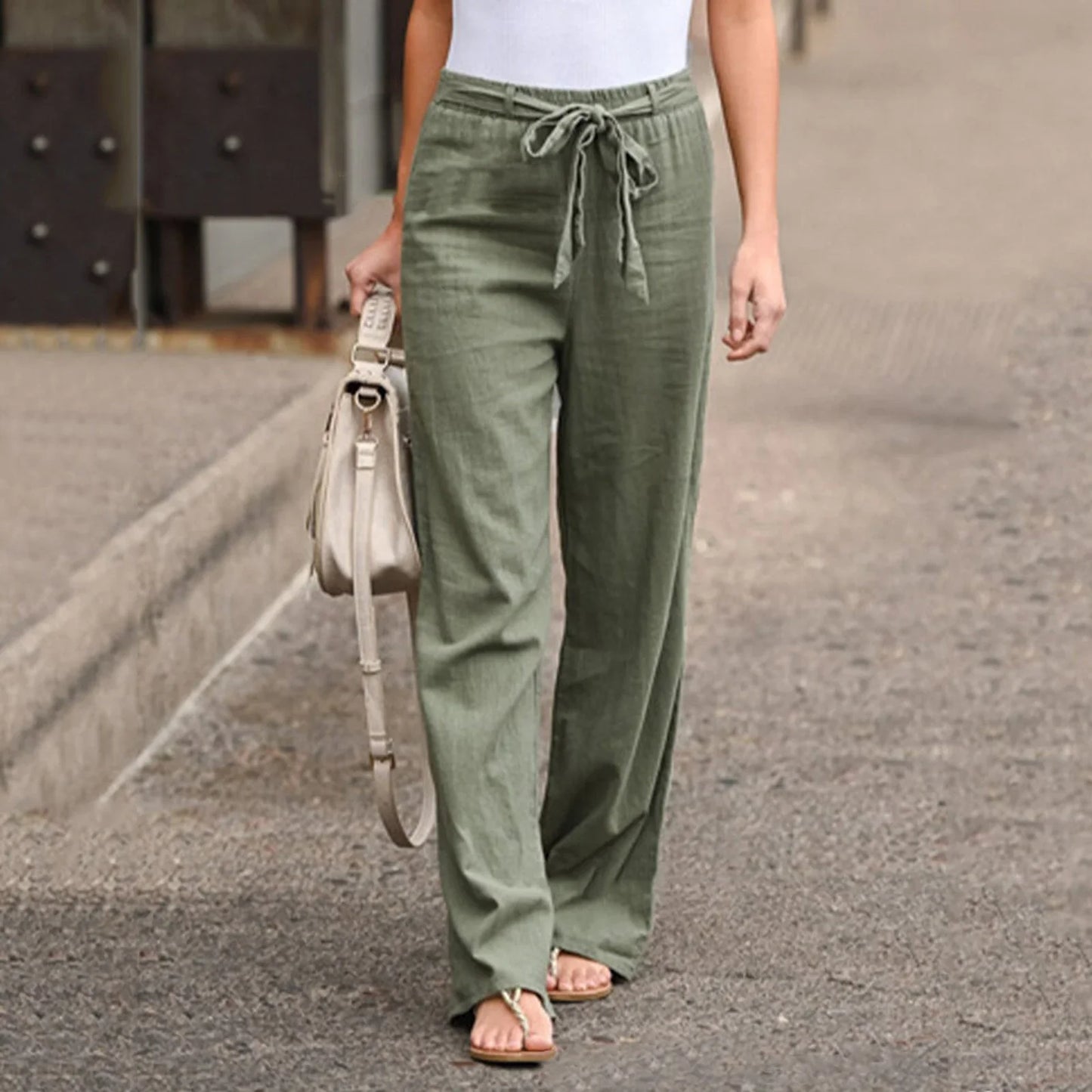 Wenona Trousers | Stylish Linen Trousers for Women