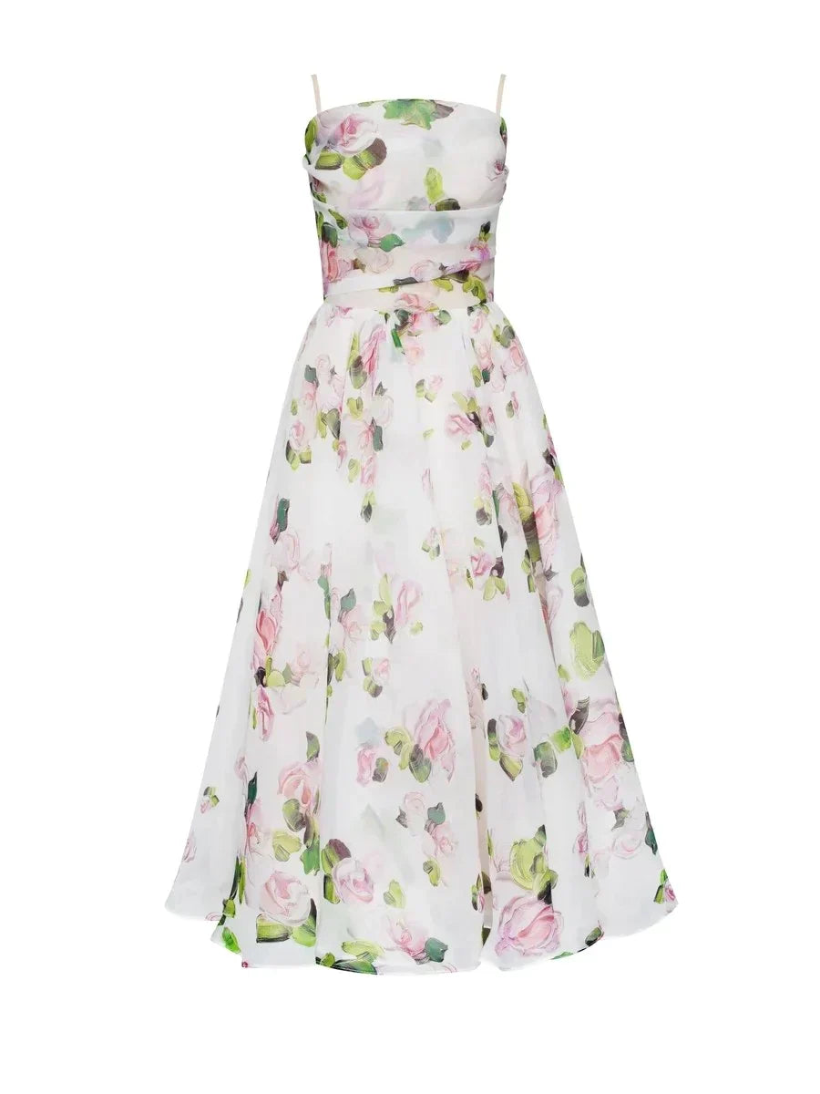 Yahira Dress | Women’s Sleek Midi Dress with Structured Fit