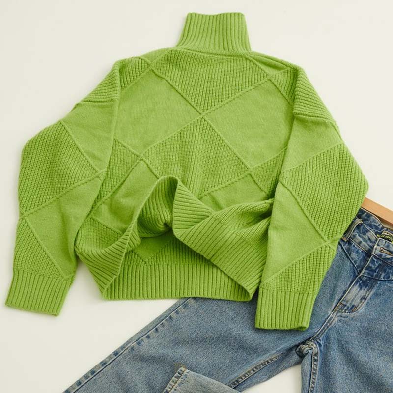 Nyna Sweater | Women's Winter High-Neck Knitted Sweater