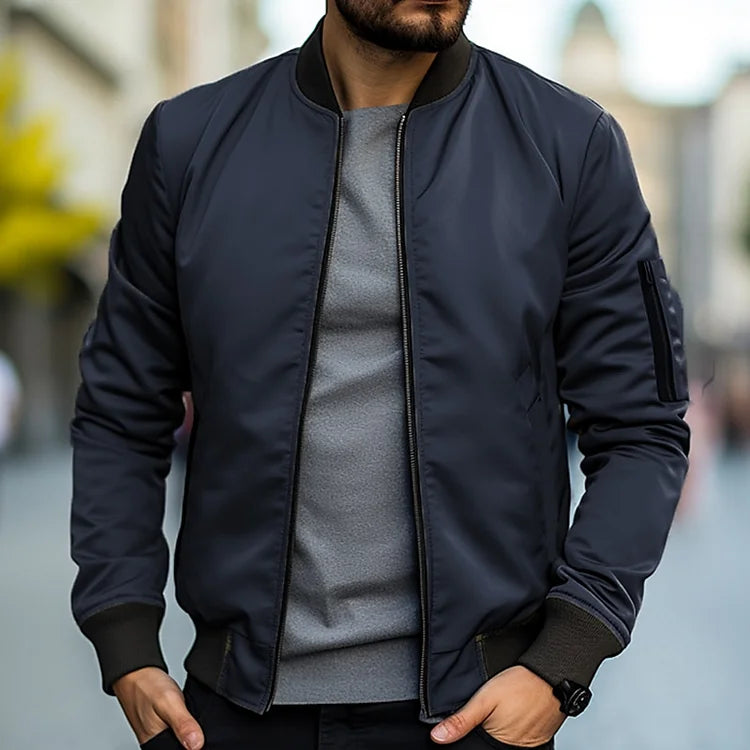 Asher Jacket | Men's Classic Bomber Jacket