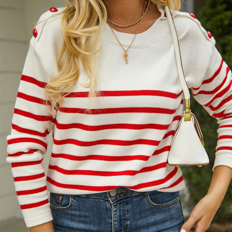 Orla Jumper | Women's Autumn Striped Knit Jumper