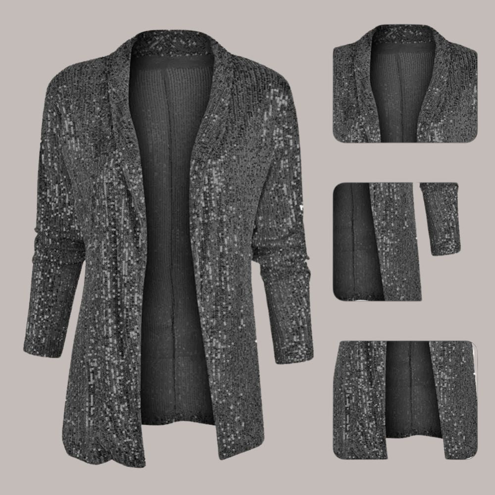 Rosemary Blazer | Women’s Autumn Sparkling Sequin Blazer