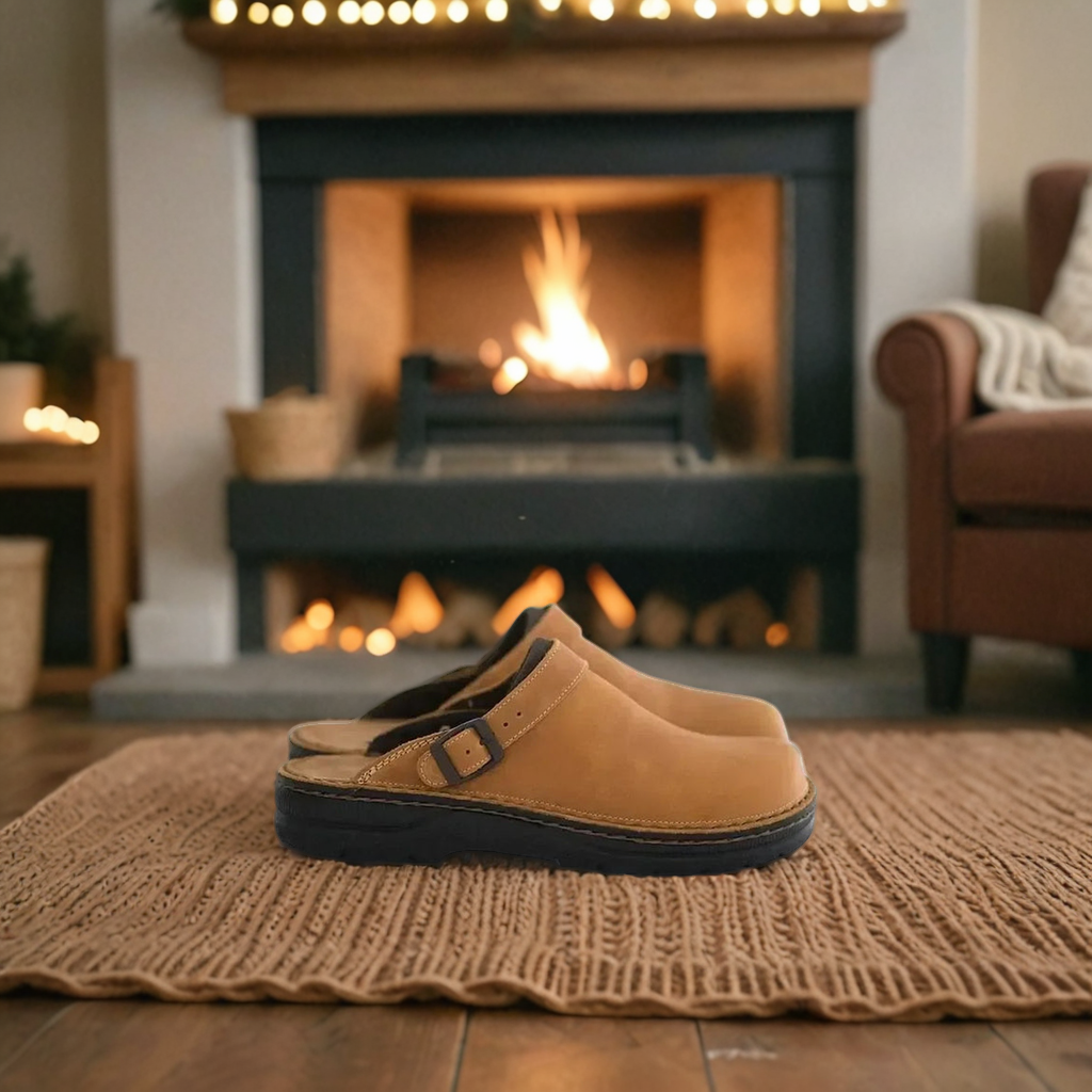 Brianna Slippers | Women’s Leather Comfort Slippers