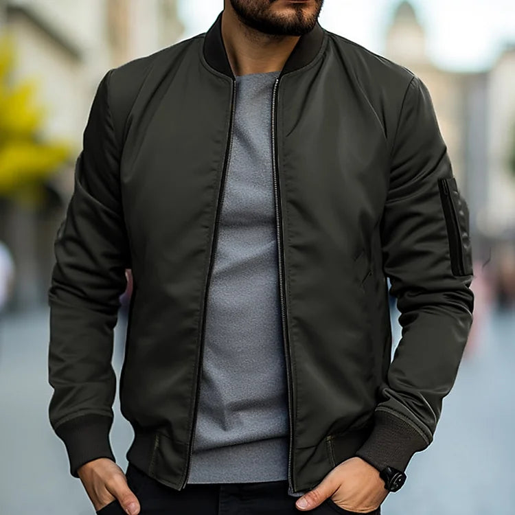 Asher Jacket | Men's Classic Bomber Jacket