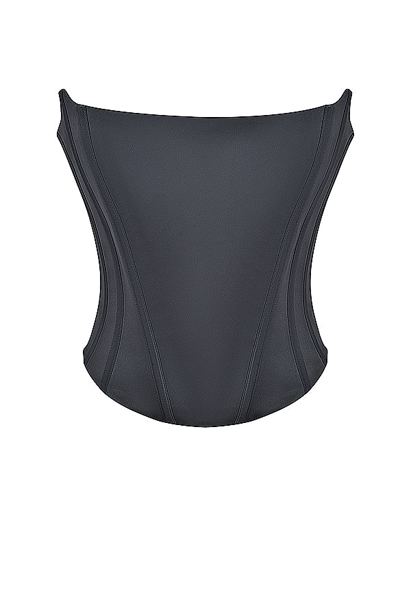 Beatrice Corset Top | Women’s Structured Corset with Lace Back Detail for Elegant Styling