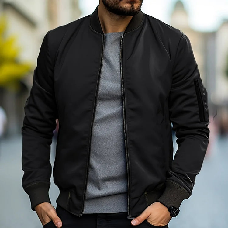Asher Jacket | Men's Classic Bomber Jacket