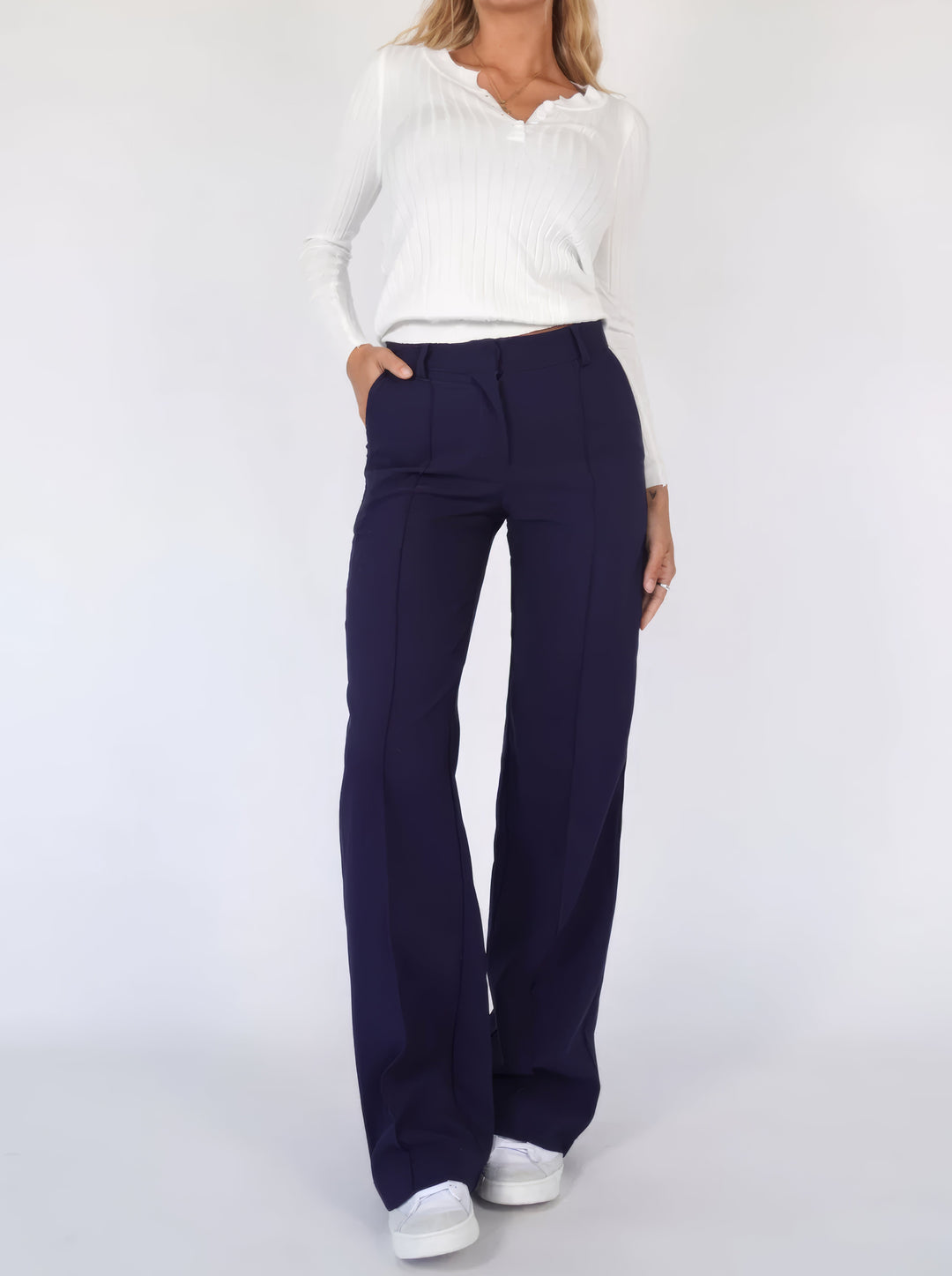 Wilhelmine Trousers | High-Waisted Wide Leg Pants