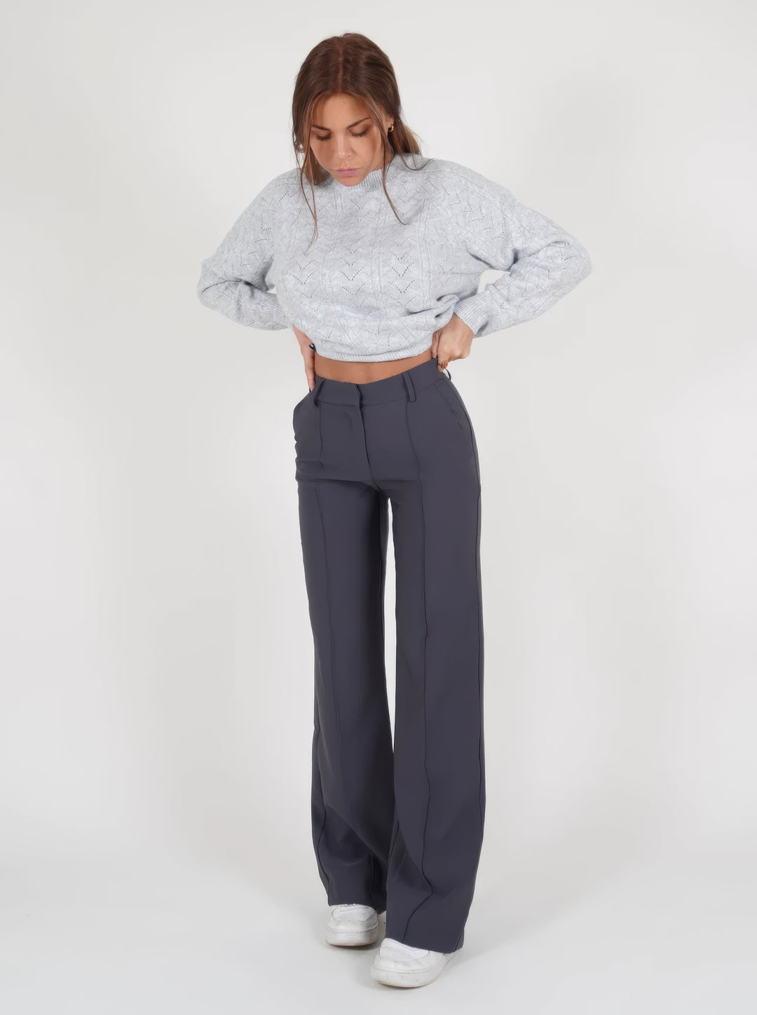 Wilhelmine Trousers | High-Waisted Wide Leg Pants