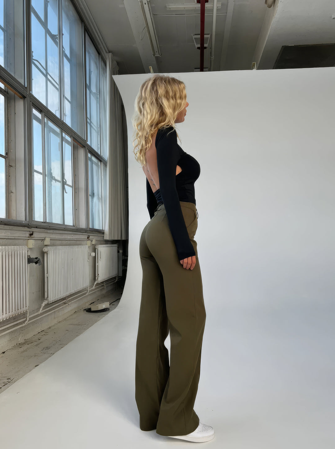 Wilhelmine Trousers | High-Waisted Wide Leg Pants