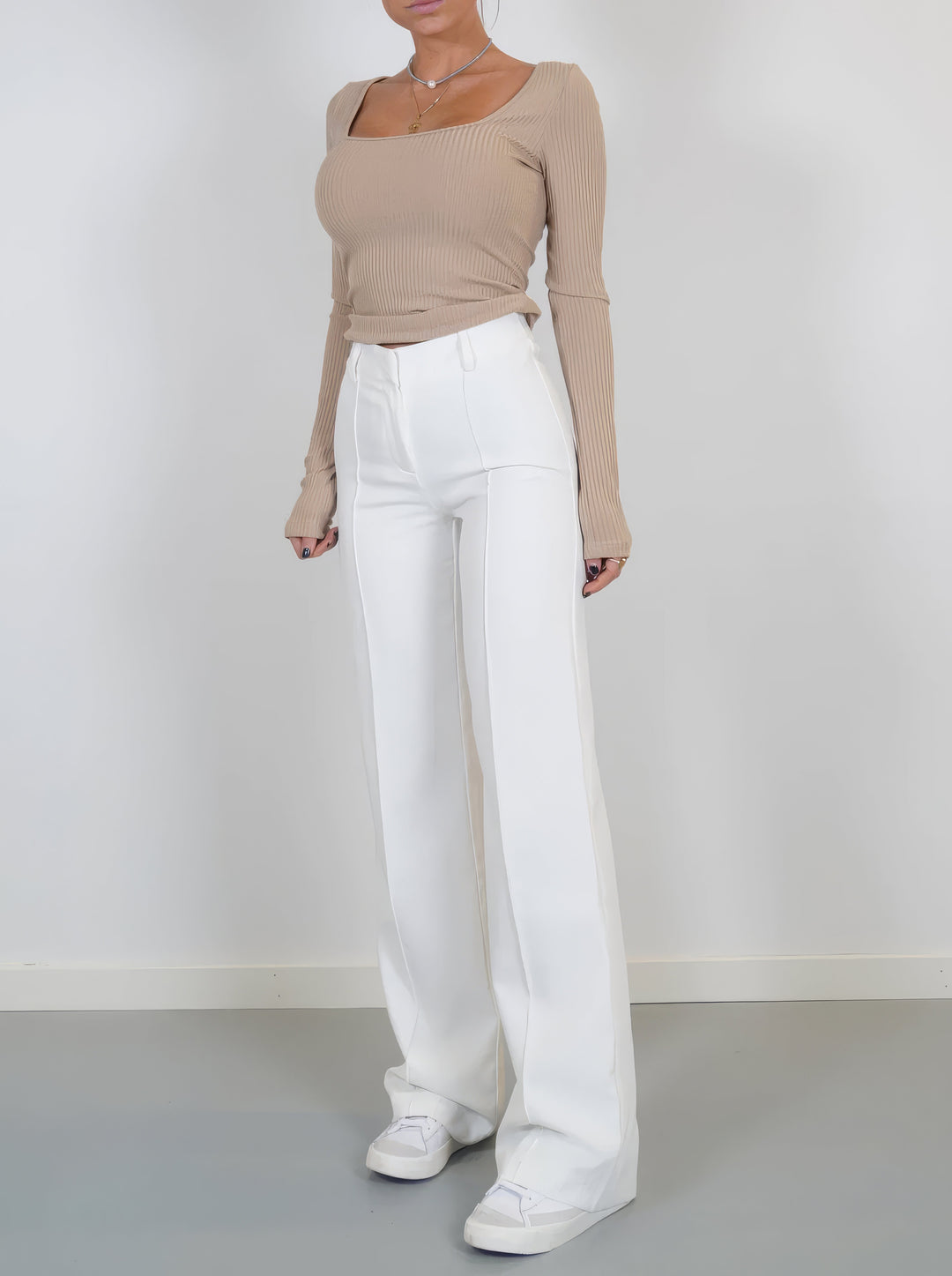 Wilhelmine Trousers | High-Waisted Wide Leg Pants