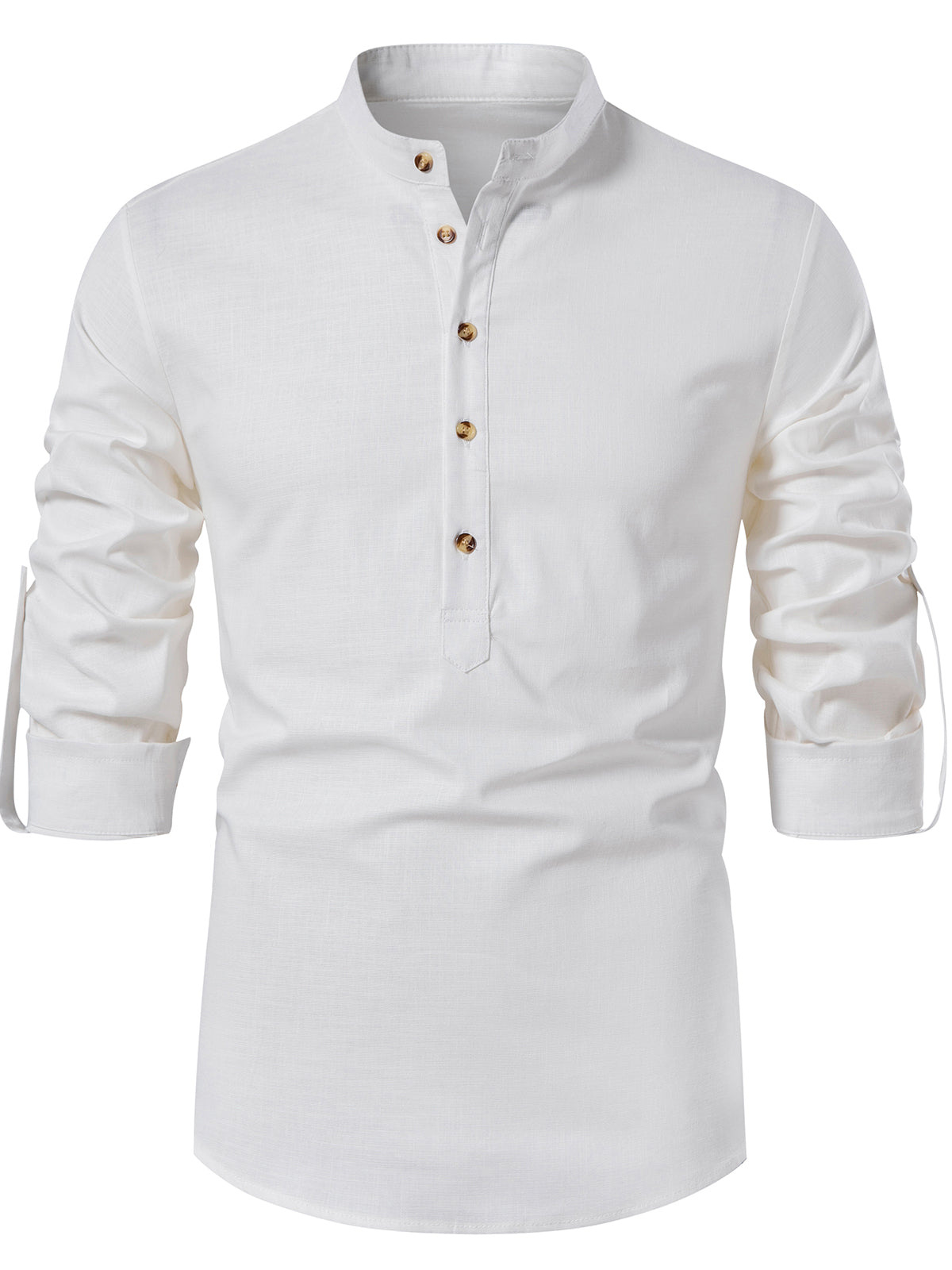 Fiorenzo Shirt | Men’s Long-Sleeve Henley Shirt with Button Neckline