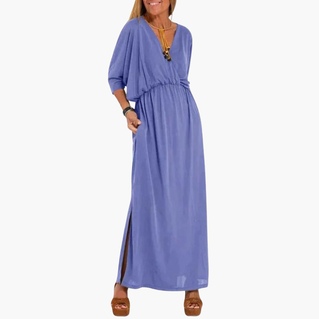 Abigail Summer Dress | Women’s Lightweight Midi Summer Dress with Relaxed Fit
