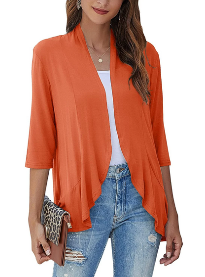 Rose Cardigan | Women’s Autumn Casual Lightweight Open-Front Cardigan