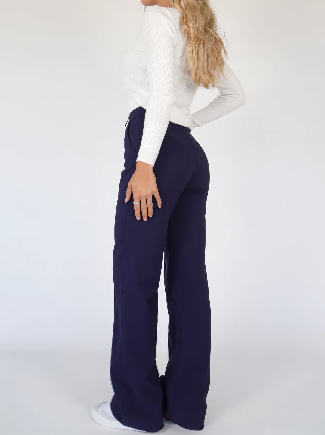 Wilhelmine Trousers | High-Waisted Wide Leg Pants