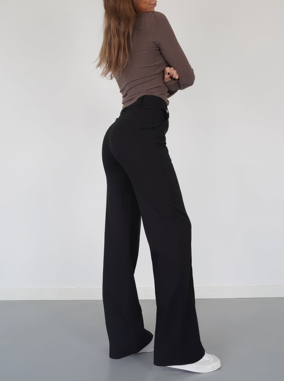Wilhelmine Trousers | High-Waisted Wide Leg Pants