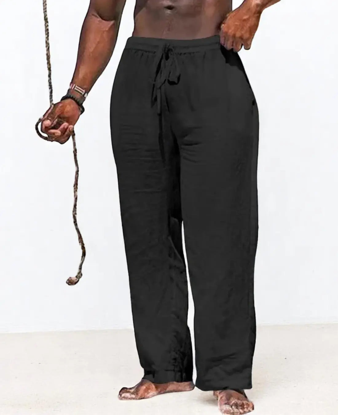 Fio Trousers | Men’s Cotton-Linen Summer Trousers with Relaxed Fit