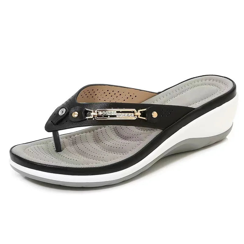 Brooke Shoes | Women’s Comfort Summer Slippers with Soft Cushioned Footbed