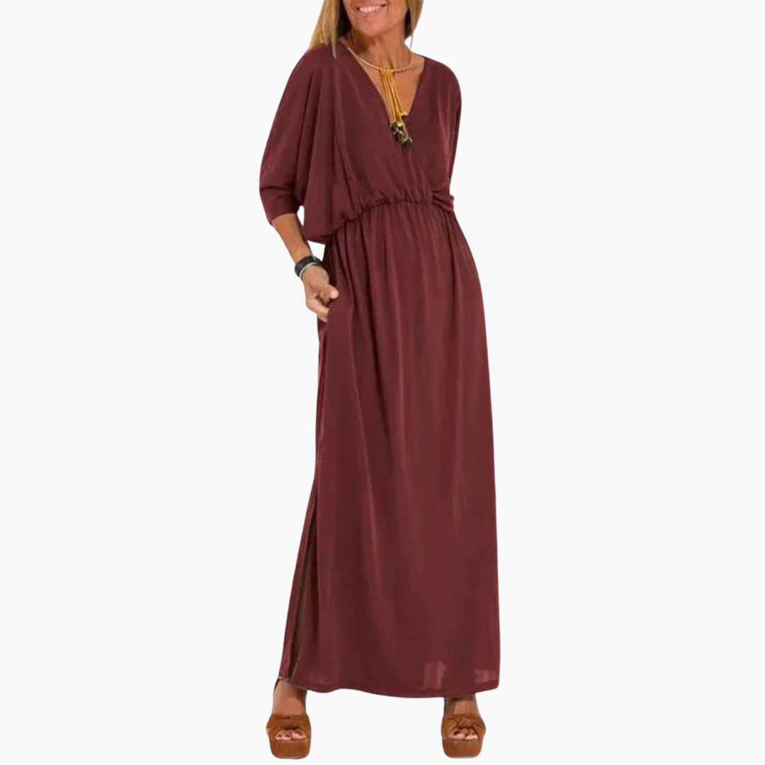 Abigail Summer Dress | Women’s Lightweight Midi Summer Dress with Relaxed Fit