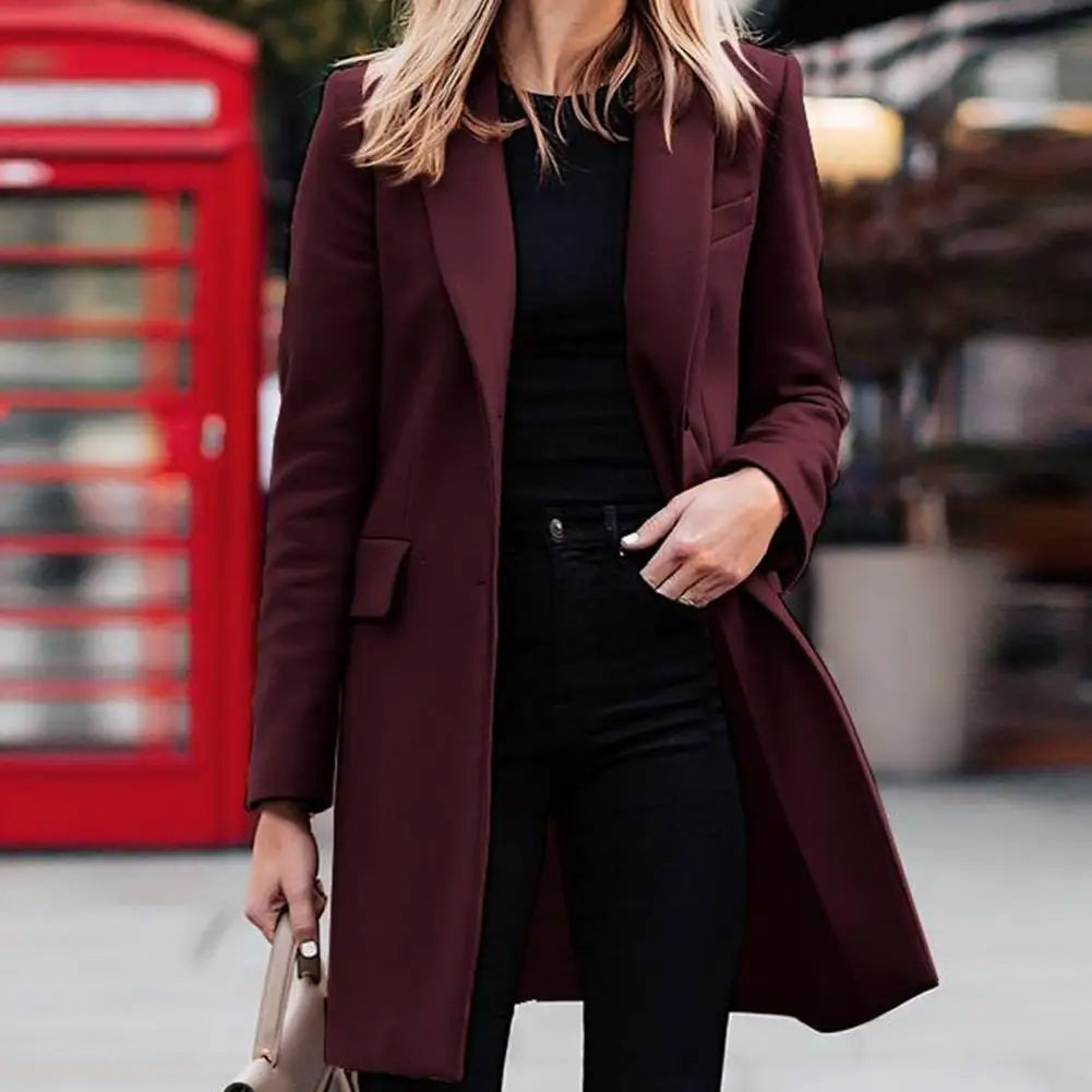 Regine Coat | Women’s Autumn Business Casual Wool Blazer
