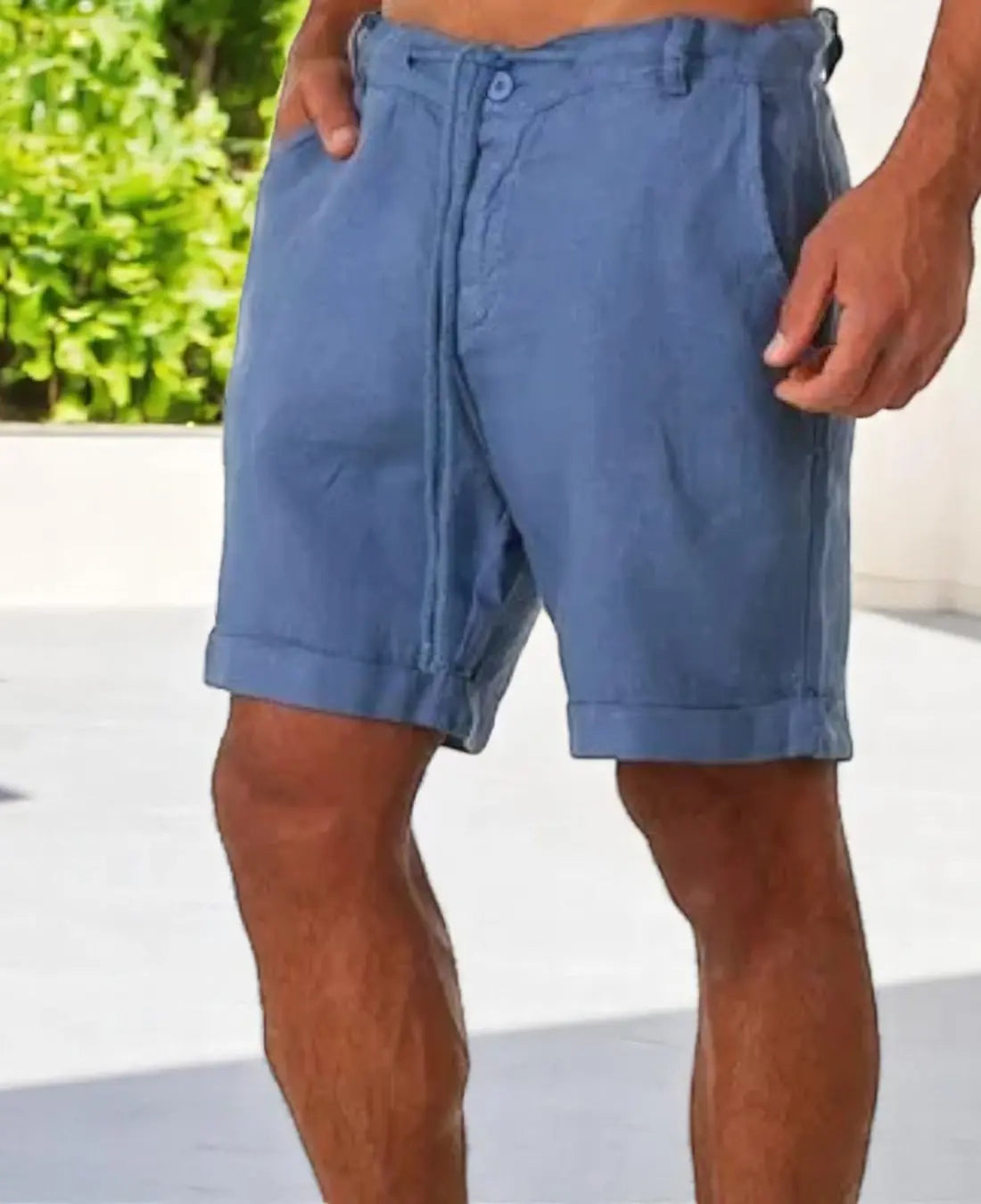Finix Shorts | Men’s Linen Summer Shorts with Slim Fit and Lightweight Breathable Fabric