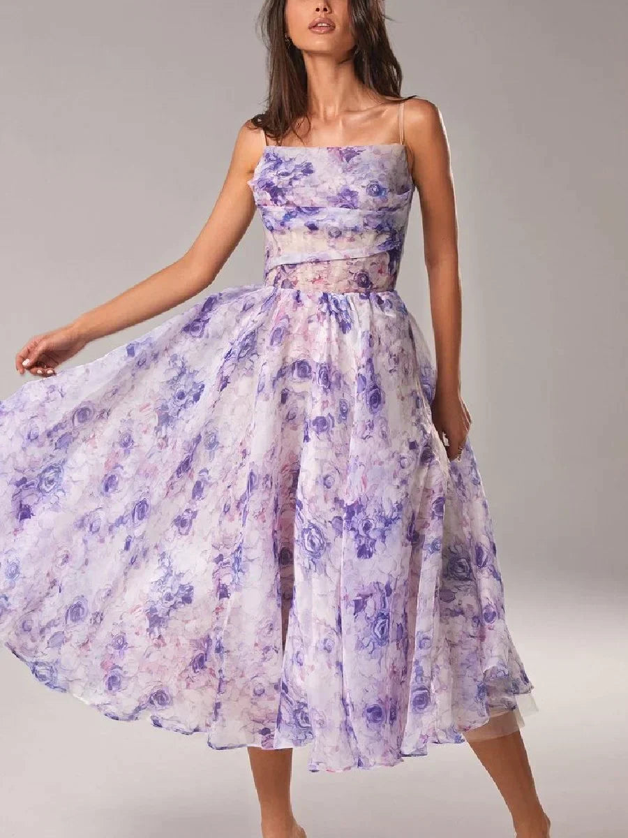Yahira Dress | Women’s Sleek Midi Dress with Structured Fit