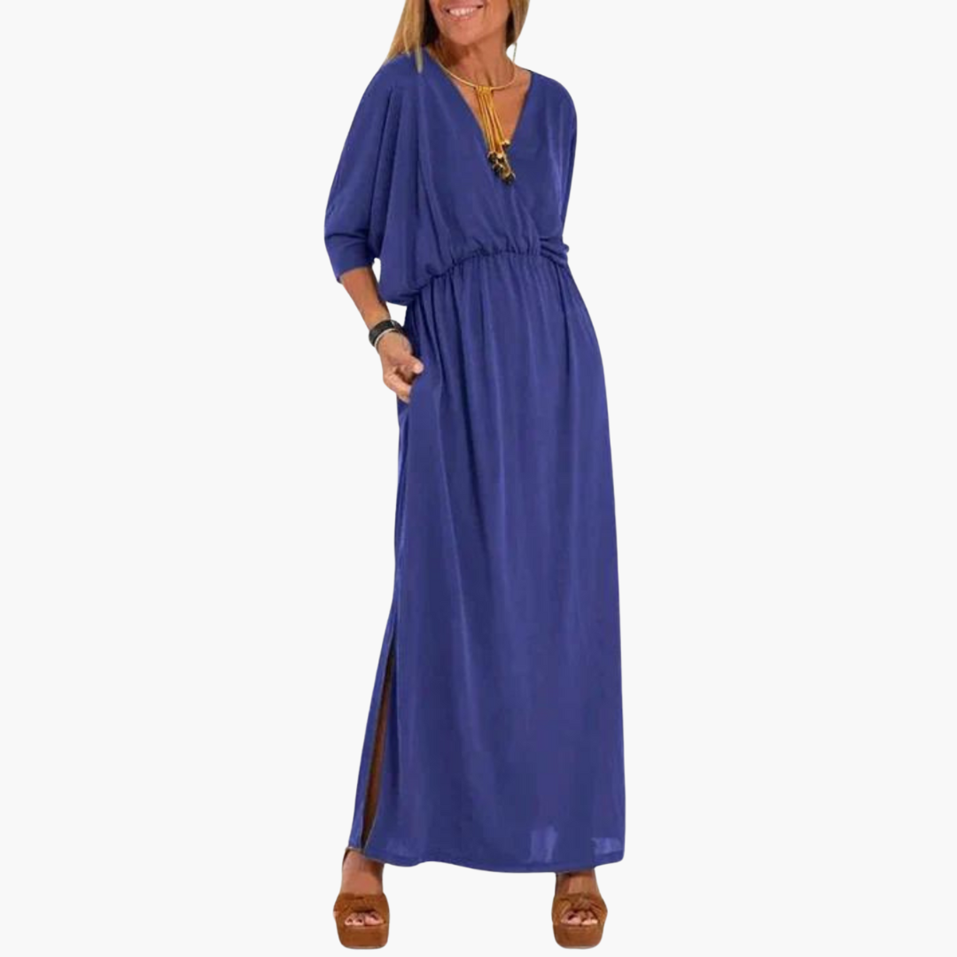Abigail Summer Dress | Women’s Lightweight Midi Summer Dress with Relaxed Fit