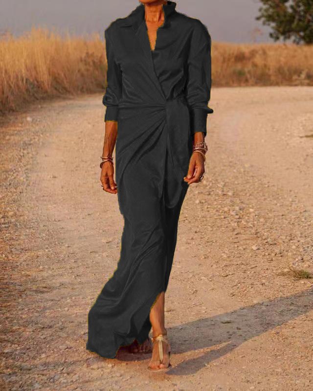 Adriana Silk Dress | Women’s Elegant Lightweight Silk Midi Dress