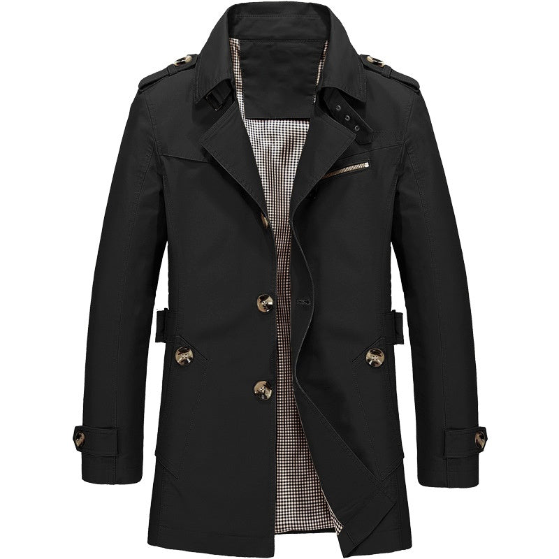 Andrew Coat | Men's Classic Double-Breasted Trench Coat