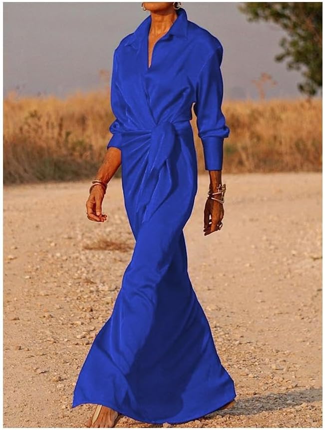 Adriana Silk Dress | Women’s Elegant Lightweight Silk Midi Dress