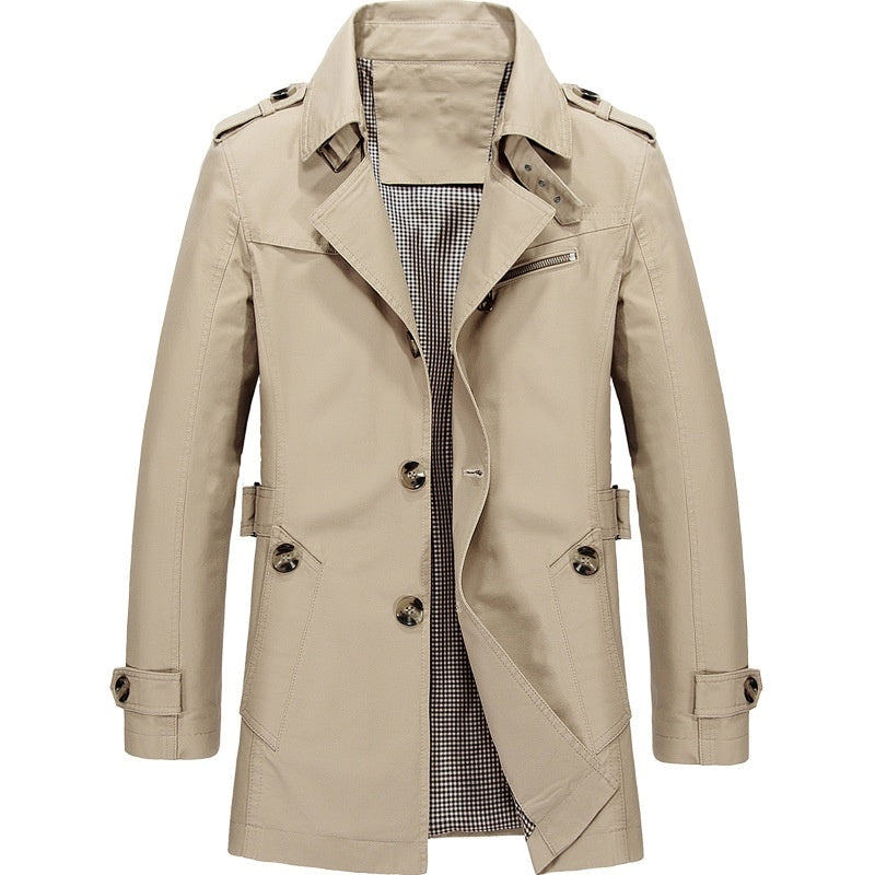 Andrew Coat | Men's Classic Double-Breasted Trench Coat