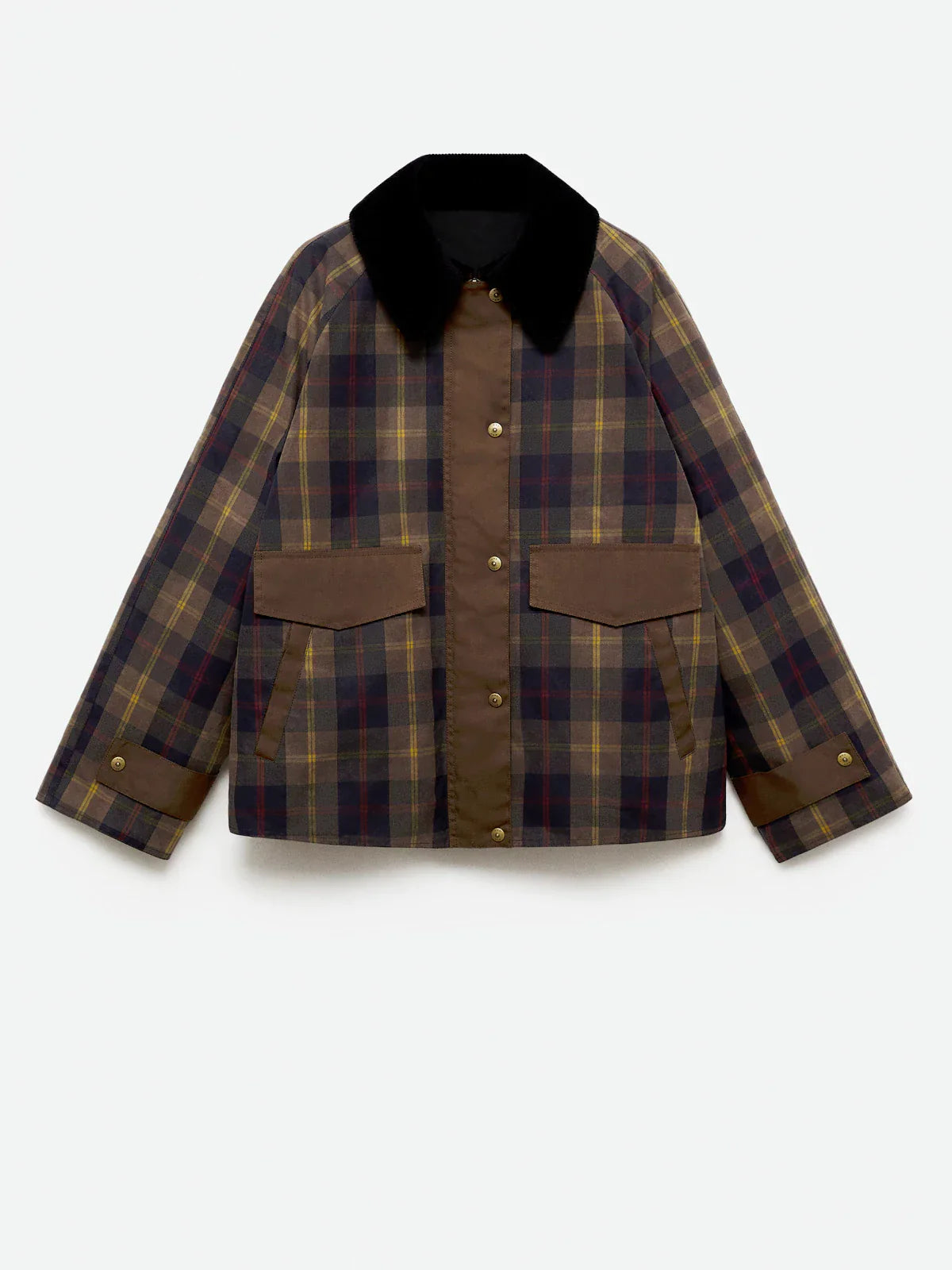 Idalia Jacket | Women's Plaid Waxed Jacket