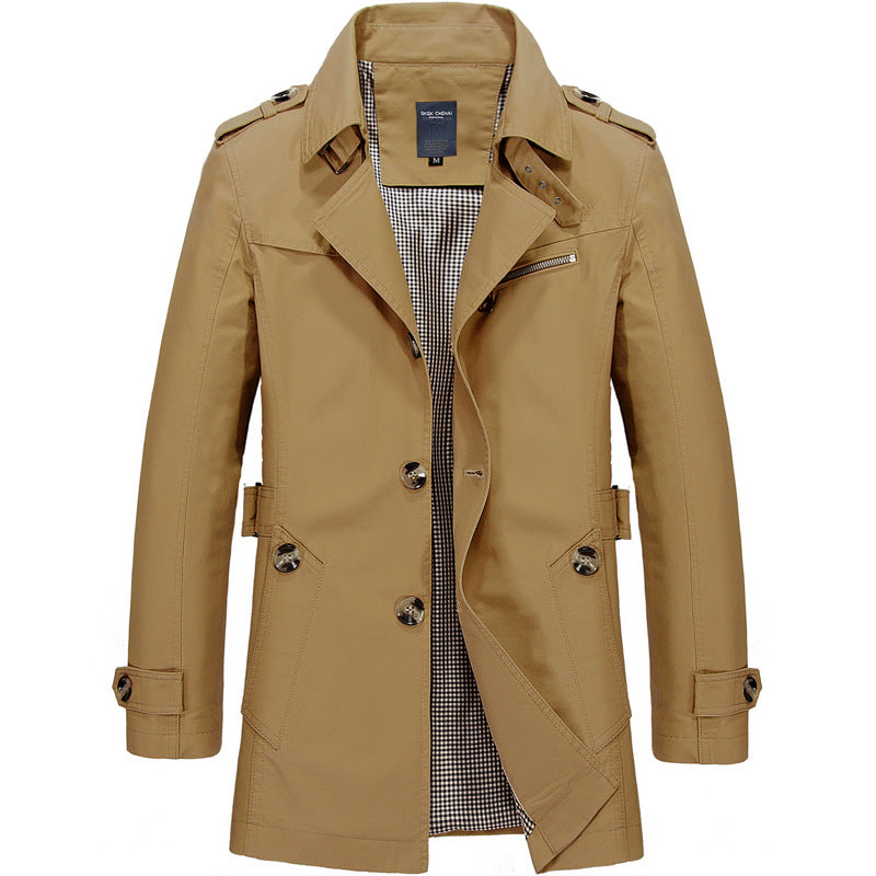 Andrew Coat | Men's Classic Double-Breasted Trench Coat