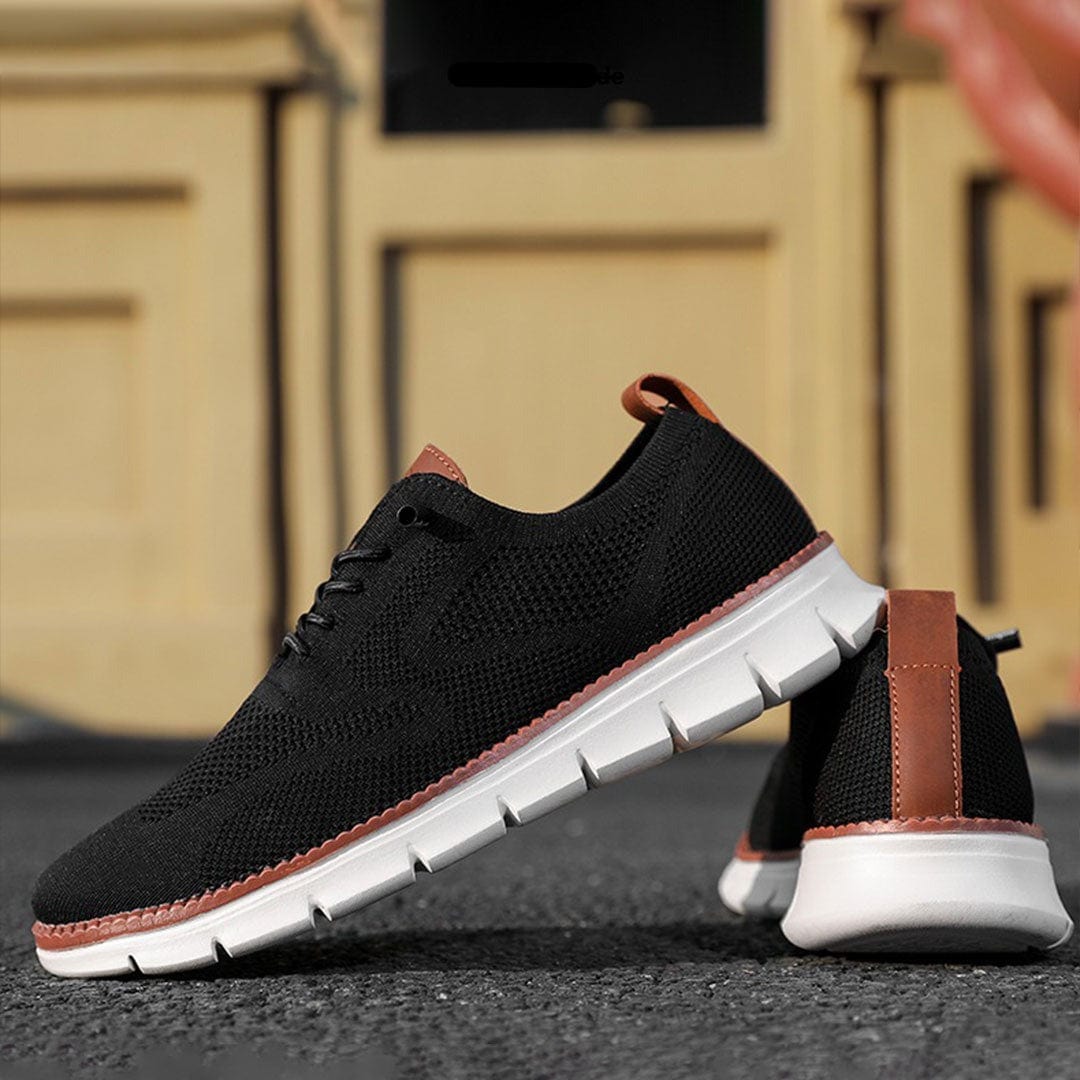 Alonso Knit Sneakers | Men’s Lightweight Breathable Lace-Up Sneakers with Cushioned Sole