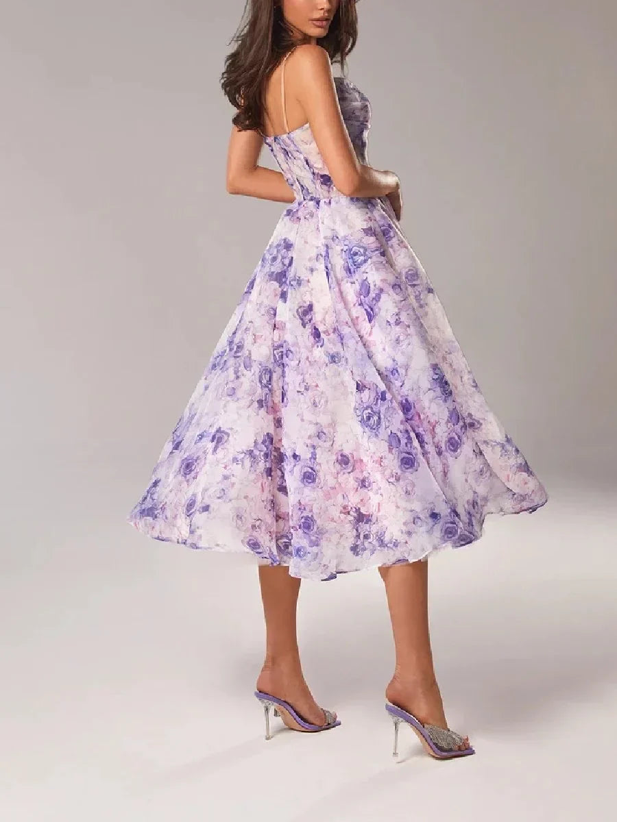 Yahira Dress | Women’s Sleek Midi Dress with Structured Fit