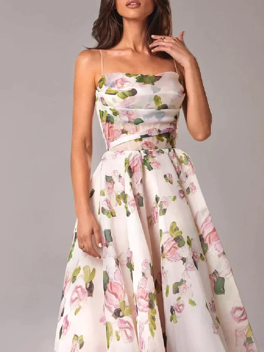 Yahira Dress | Women’s Sleek Midi Dress with Structured Fit