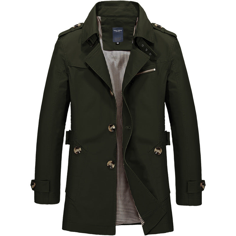 Andrew Coat | Men's Classic Double-Breasted Trench Coat