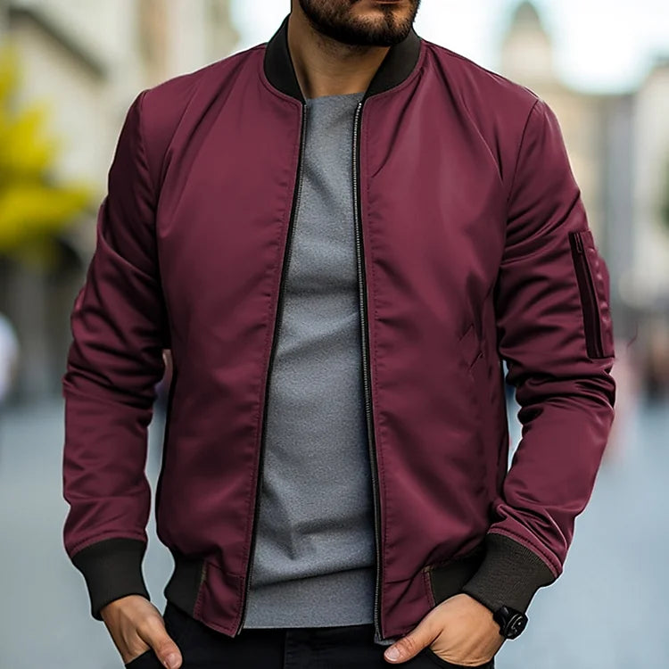 Asher Jacket | Men's Classic Bomber Jacket
