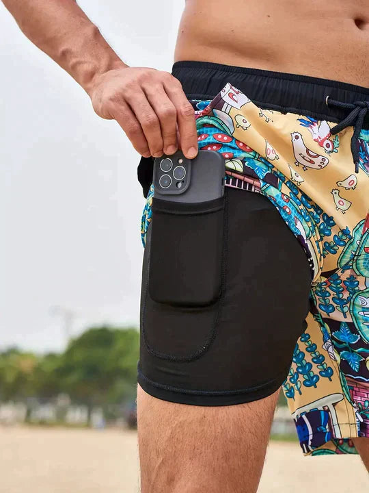 Xylon Swim Shorts | Men’s Quick-Dry Lightweight Summer Beach Shorts