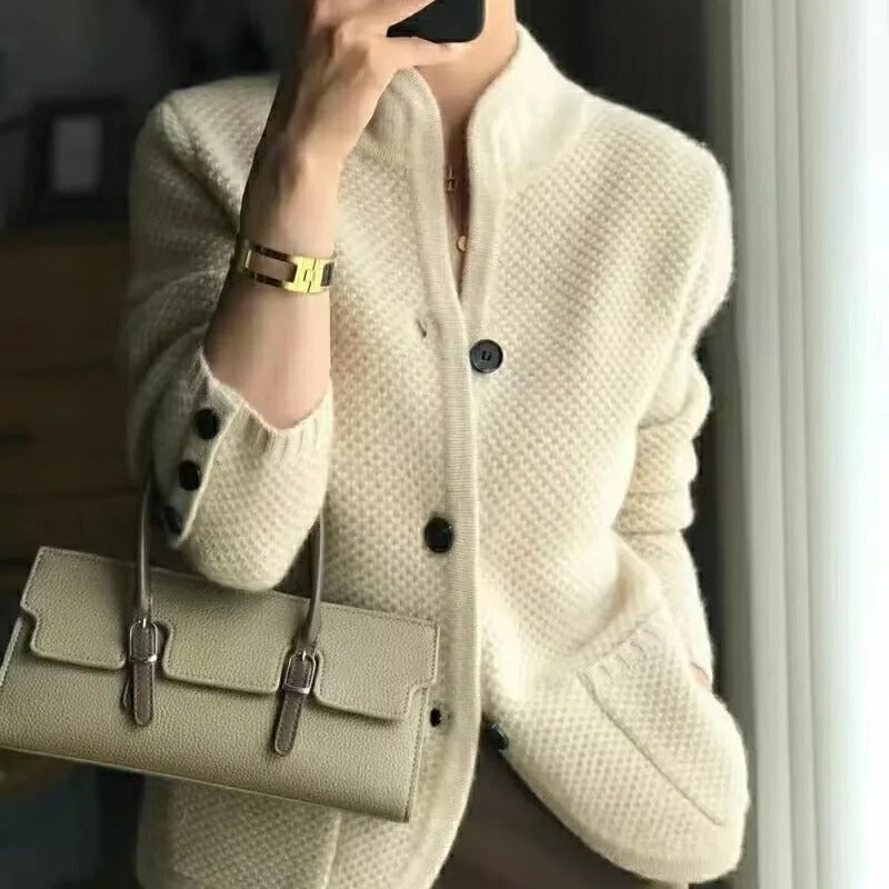 Franchesca Jacket | Women's Thick Cashmere Wool Jacket