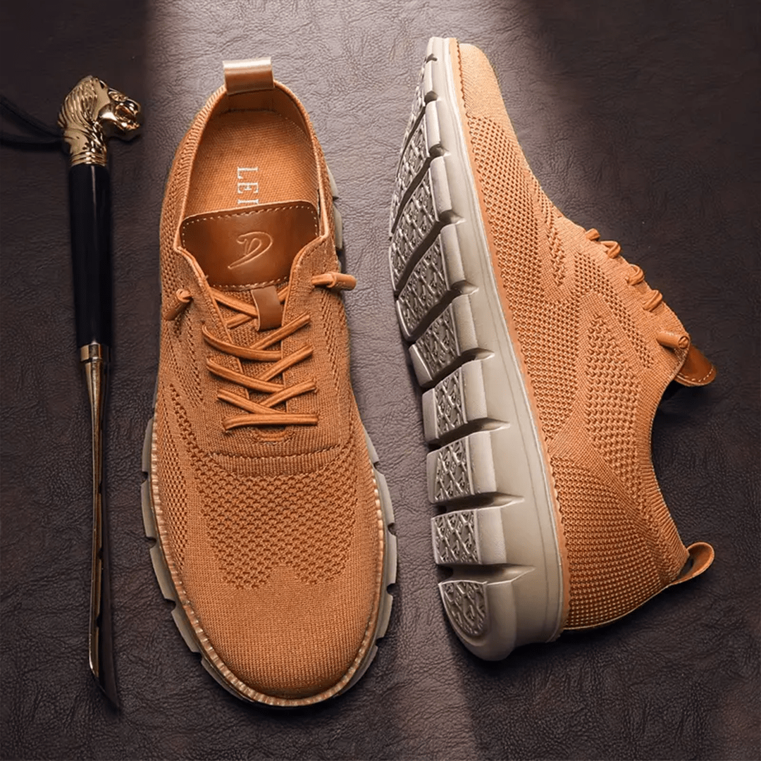 Alonso Knit Sneakers | Men’s Lightweight Breathable Lace-Up Sneakers with Cushioned Sole