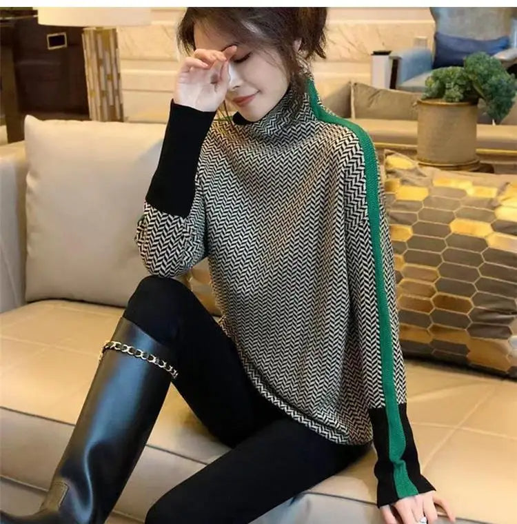 Leslie Sweater | Women's Knit Turtleneck Sweater
