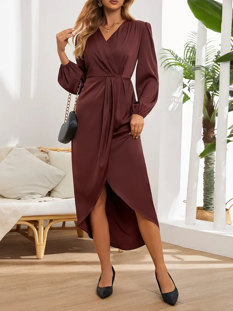 Viora Dress | Elegant Midi Dress with Flattering Fit