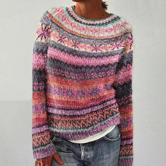 Abby Jumper | Women's Colorful Fair Isle Knit Jumper