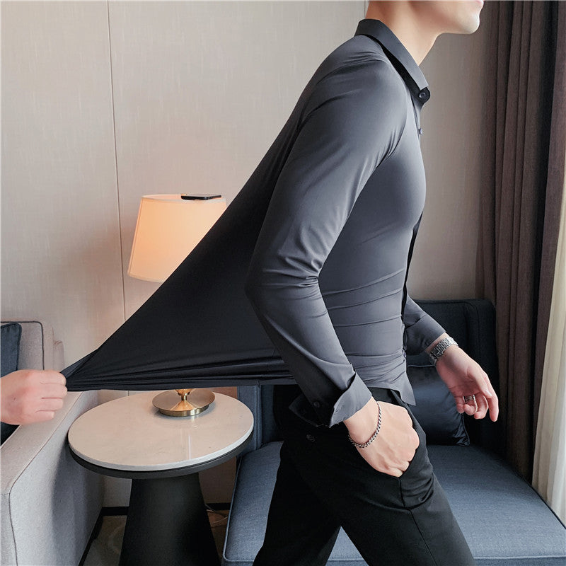 Augustine Dress Shirt | Men’s Wrinkle-Resistant Stretch Shirt with Classic Fit