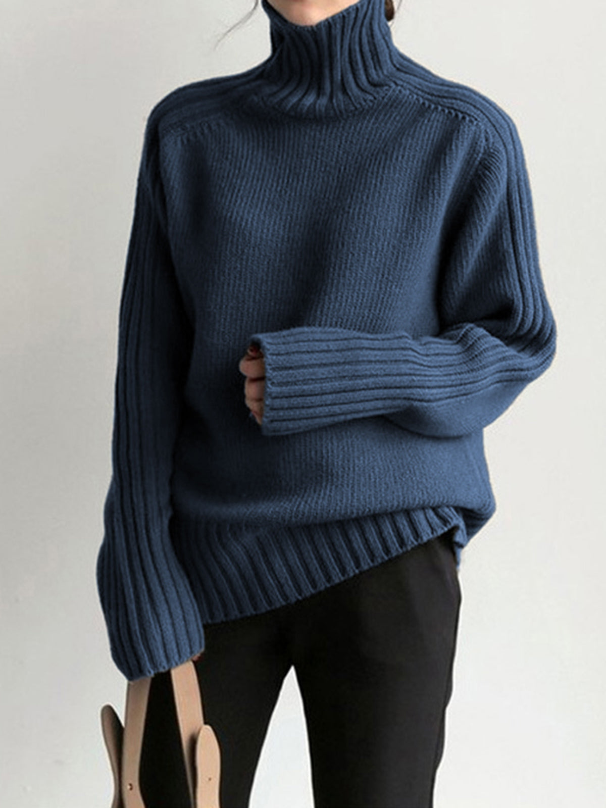 Naomi Jumper | Women's Autumn High Neck Knit Jumper