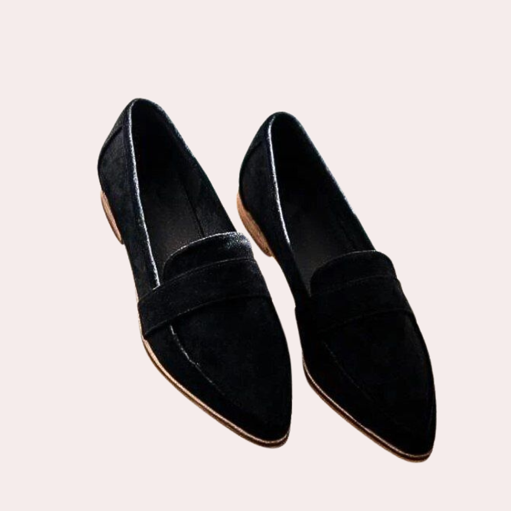 Baila Shoes | Women’s Loafers with Round Toe and Stitched Detailing