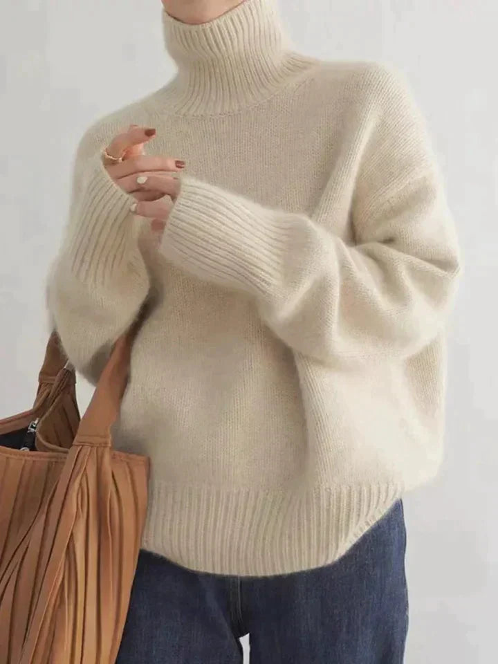 Palmaira Jumper | Women's Autumn Luxe Cashmere Turtleneck Jumper