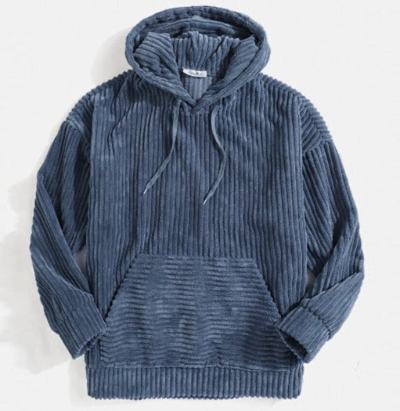 Salma Hoodie | Unisex Autumn Corduroy Sweatshirt
