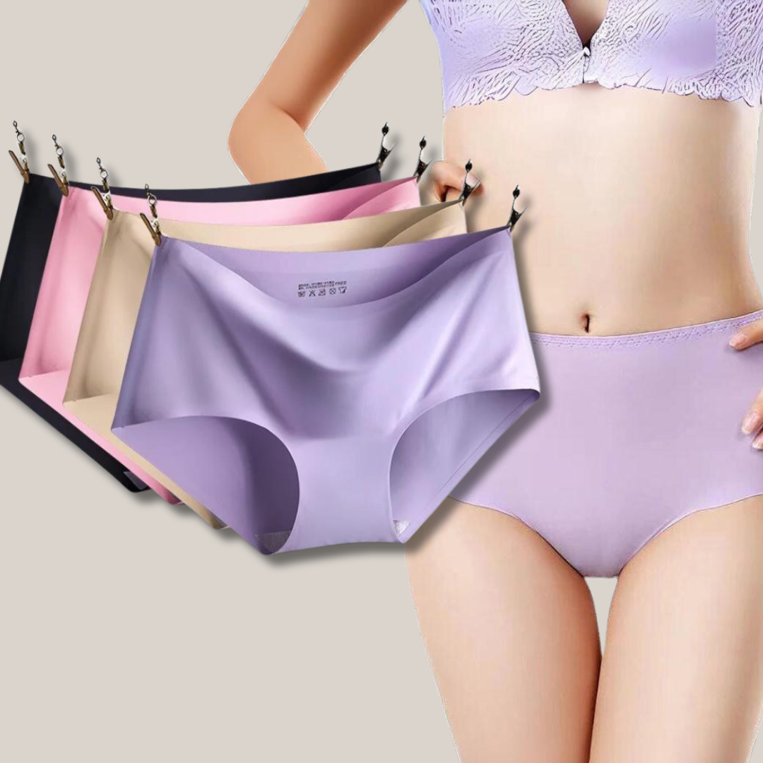 Yindra Seamless Underwear | 3+2 Free Silky Seamless Panties for Women